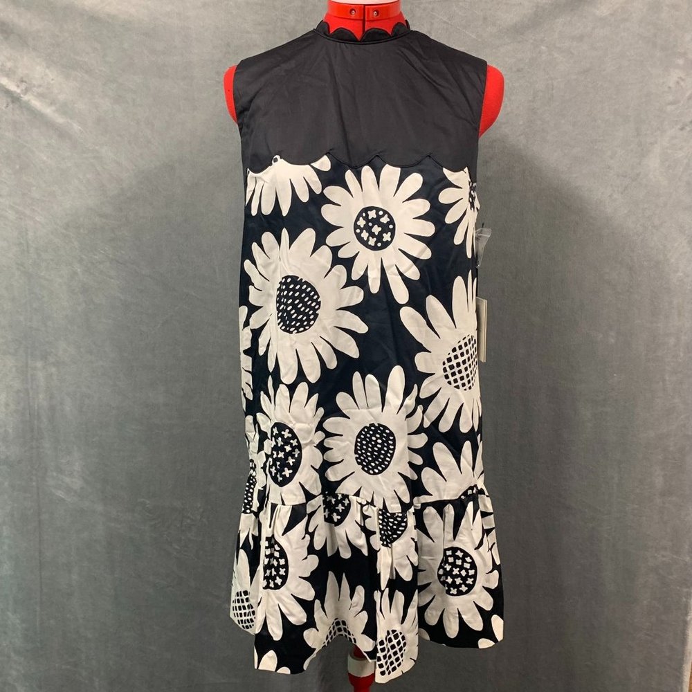 Victoria Beckham for Target Floral Dress Black and White Size Medium